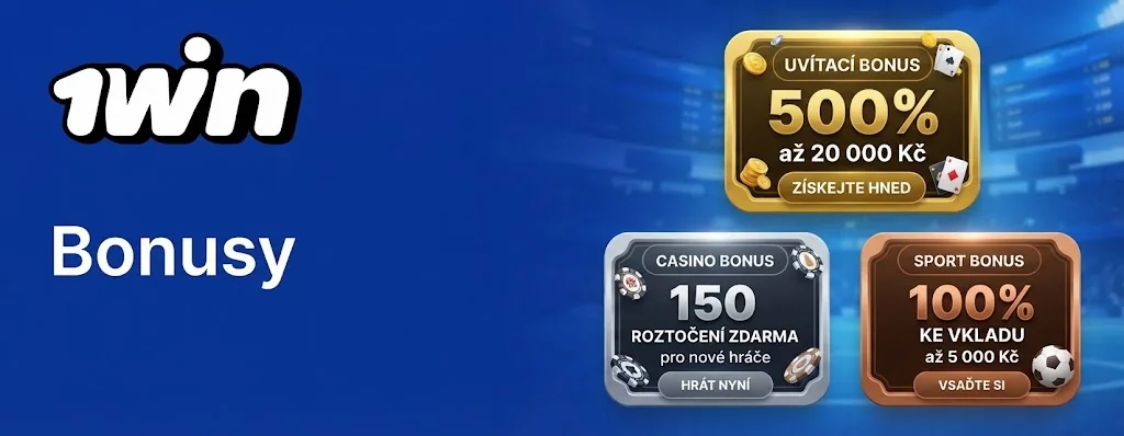 1win bonus – přehled akcí pro Česko