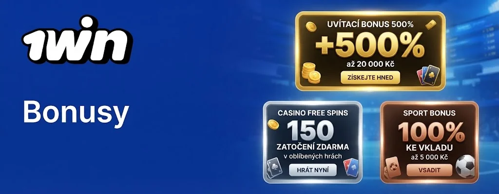 Bonusy 1win pro české hráče